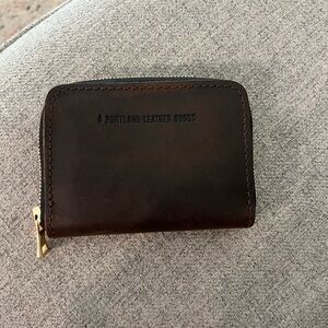 Portland leather zip wallet
